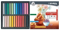 Lyra Polycrayons Soft - Toz Pastel 24 Renk - 1