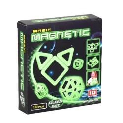 Magic Magnetic 14 Parça Gece Barlayan Mıknatıslı Şekiller - 1