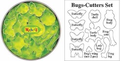 Makin's Clay Kesici Kalıp Seti Böcekler 11 Desen - 1