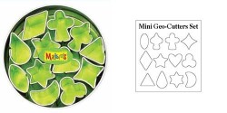 Makin's Clay Kesici Kalıp Seti Mini Geometrik 12 Desen - 1