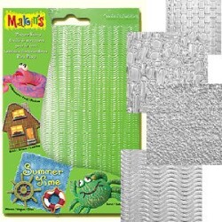 Makin's Clay Texture Sheets Doku Kalıpları 4'lü Set A - 1