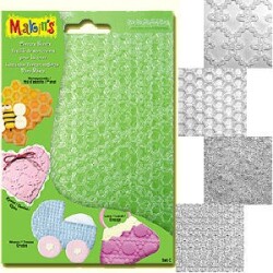 Makin's Clay Texture Sheets Doku Kalıpları 4'lü Set C - 1