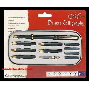 Manuscript Deluxe Calligraphy Set (6 Uç + 4 Kartuş + Pompa) - 1