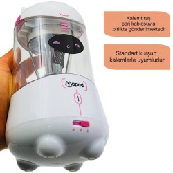 Maped Fancy Elektrikli Şarj Edilebilir Kalemtraş - Pembe 026401CH - 4