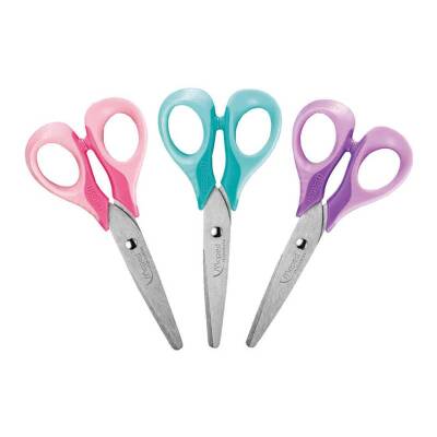 Maped Sensoft Fluo Pastel Renkli Makas 13 cm 484211 - 1