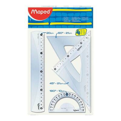 Maped Start 20 cm Cetvel Seti 4 Parça - 1