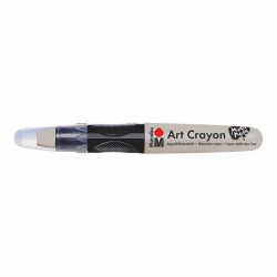 Marabu Art Crayon Sulandırılabilir Pastel Boya Metalik Gümüş - 1