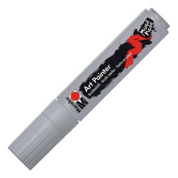 Marabu Art Painter Akrilik Marker 15 mm Metallic Silver - 1