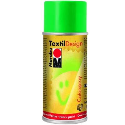 Marabu Textil Design Akrilik Bazlı Sprey Kumaş Boyası 150 ml. YEŞİL - 1