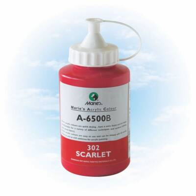 Maries Akrilik Boya 500 ml 302 Scarlet - 1