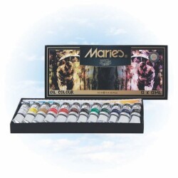 Maries Yağlı Boya 12 Renk x 12 ml. E1381 - 1