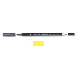 Marvy 1800 Doubler Çift Uçlu Brush Pen 22 LEMON YELLOW - 1