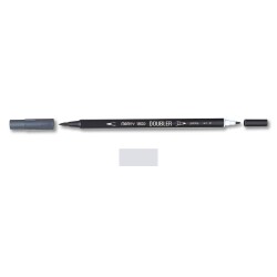 Marvy 1800 Doubler Çift Uçlu Brush Pen 26 SILVER GREY - 1