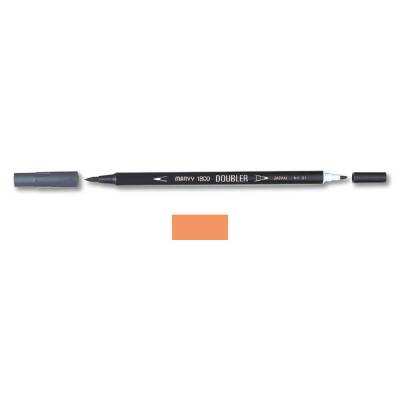 Marvy 1800 Doubler Çift Uçlu Brush Pen 83 BUTTERSCOTCH - 1