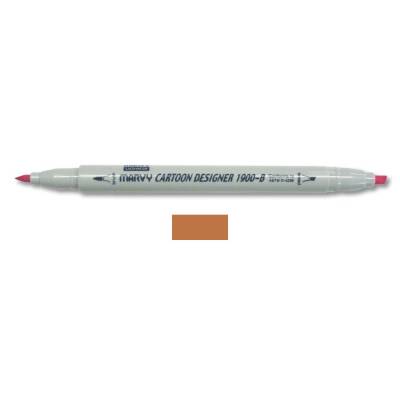 Marvy 1900-B Cartoon Designer Grafik Markör 44 LIGHT BROWN - 1
