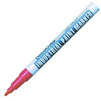 Marvy 221 DecoColor Industrial Paint Marker Fıne Uç PEMBE - 1