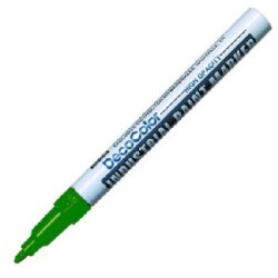 Marvy 221 DecoColor Industrial Paint Marker Fıne Uç YEŞİL - 1