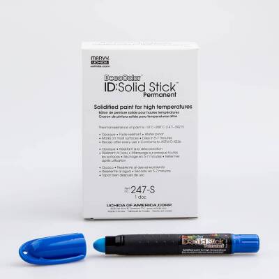 Marvy 247 Solid Stick Industrial Marker Mavi - 1