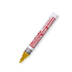 Marvy 728 DecoColor Industrial Paint Marker Gold - 1