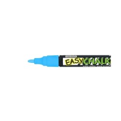 Marvy Easy Chalk Marker Sıvı Tebeşir Kalemi FOSFORLU MAVİ - 1