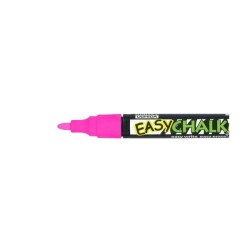 Marvy Easy Chalk Marker Sıvı Tebeşir Kalemi FOSFORLU PEMBE - 1