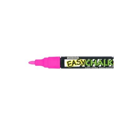 Marvy Easy Chalk Marker Sıvı Tebeşir Kalemi FOSFORLU PEMBE - 1