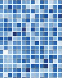 Mavi Karton Banyo Fayansı 1/50 3 Adet - Eshel