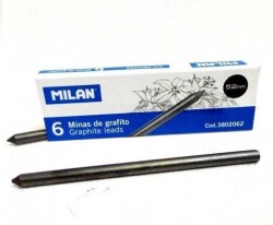 Milan 5.2 mm Portmin Ucu Graphite 6'lı Kutu - 1