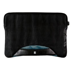 Minbag Billy Siyah Laptop Çantası Mavi Detaylı - 1