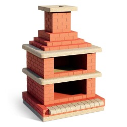 Minyatür Barbekü - Kırmızı 1/12 - Eshel