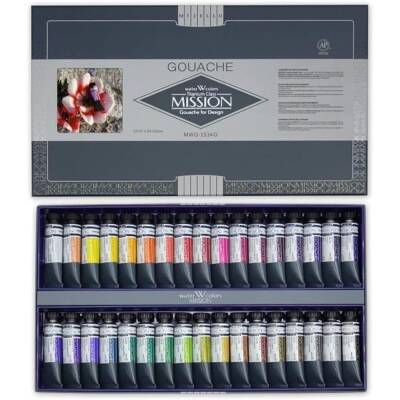 Mission Titanium Class Guaj Boya 34 Renk x 15 ml - 1