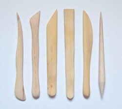 Modelaj Kalemi (Ebeşuar) Seti 6 Parça 15 cm. - 1