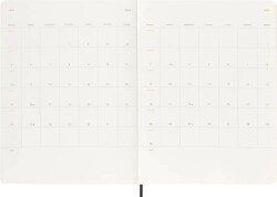 Moleskine 12 Ay Haftalık Ajanda XL Boy 19x25 Yumuşak Kapak Siyah - 4