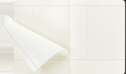Moleskine Chaier 2'li Günlük Defter Çizgili XL Boy 19x25 cm 160 Sayfa Siyah + Yaban Mersini Kırmızı - 3