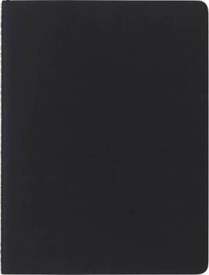 Moleskine Chaier 2'li Günlük Defter Çizgili XL Boy 19x25 cm 160 Sayfa Siyah + Yaban Mersini Kırmızı - 5