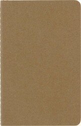 Moleskine Chaier 3'lü Günlük Defter Çizgili Cep Boy 9x14 cm 64 Sayfa Kraft - 7