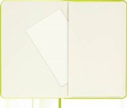 Moleskine Sert Kapak Çizgili Defter Cep Boy 9x14 cm 192 Sayfa Limon Yeşili - 3