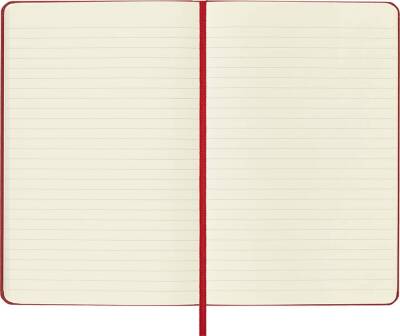 Moleskine Sert Kapak Çizgili Defter M Boy 11,5x18 cm 208 Sayfa Scarlet Kırmızı - 4