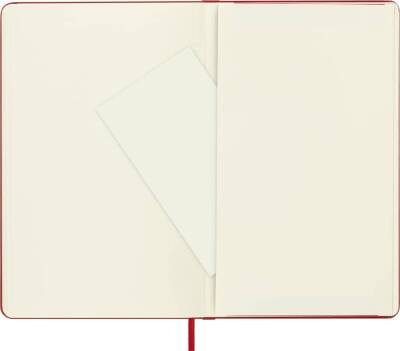 Moleskine Sert Kapak Çizgisiz Defter L Boy 13x21 cm 240 Sayfa Scarlet Kırmızı - 3