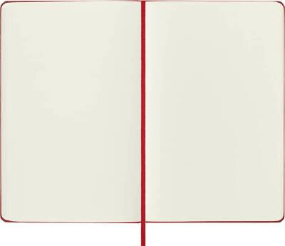 Moleskine Sert Kapak Çizgisiz Defter L Boy 13x21 cm 240 Sayfa Scarlet Kırmızı - 4
