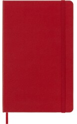 Moleskine Sert Kapak Çizgisiz Defter L Boy 13x21 cm 240 Sayfa Scarlet Kırmızı - 6