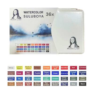 Mona Lisa Profesyonel Sulu Boya 36 Renk - 1