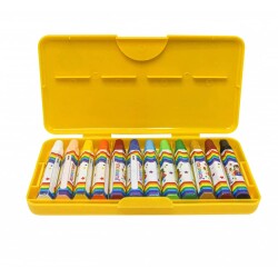 Monami Yağlı Pastel Boya 12 Renk Plastik Kutulu - 2