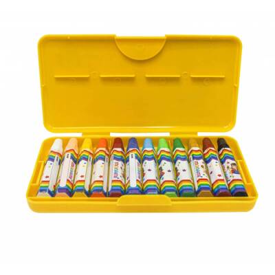 Monami Yağlı Pastel Boya 12 Renk Plastik Kutulu - 2