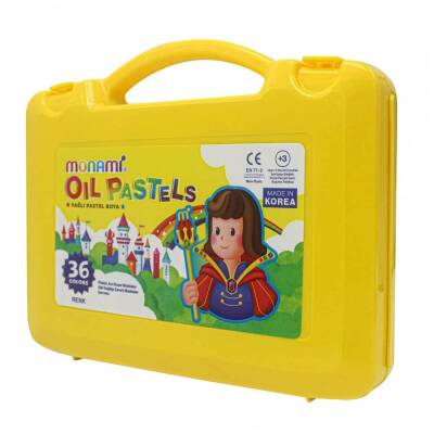 Monami Yağlı Pastel Boya 36 Renk Plastik Kutulu - 1