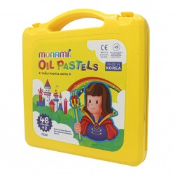 Monami Yağlı Pastel Boya 48+2 Renk Plastik Kutulu - 1