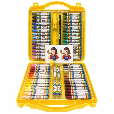 Monami Yağlı Pastel Boya 55+5 Renk Plastik Kutulu - 2