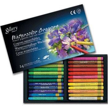 Mungyo Gallery Aquarell Crayon Suda Çözünen Pastel Boya 24 Renk - 1