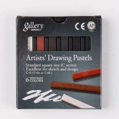 Mungyo Gallery Artists' Çizim Pasteli 6'lı Earthtone - 1