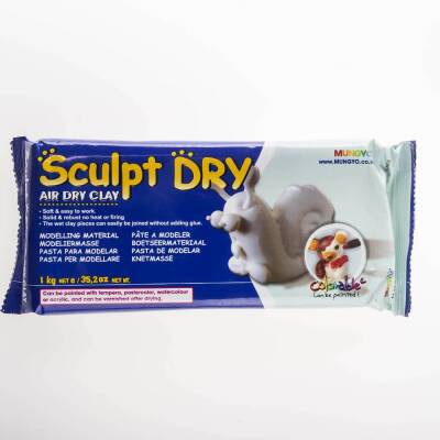 Mungyo Sculpt Dry Seramik Hamuru 1000 gr. Beyaz - 1